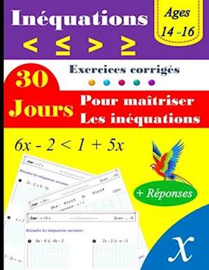 Les inéquations en 30 jours