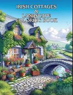 Irish Cottages and Landscape Coloring Book