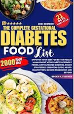 The complete Gestational Diabetes Food List