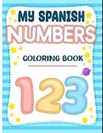 My Spanish Numbers Coloring Book