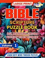 Bible Scripture Puzzles Book