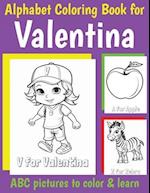 ABC Coloring Book for Valentina