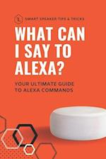 What can I say to Alexa?