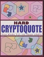 Hard Cryptoquote For Kids 12-16 Year old's