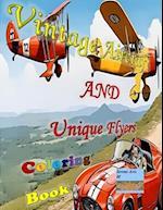 Vintage Aircraft and Unique Flyers Coloring Book