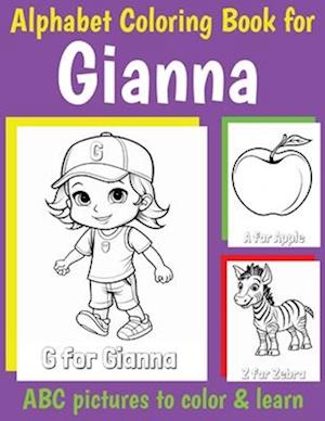 ABC Coloring Book for Gianna