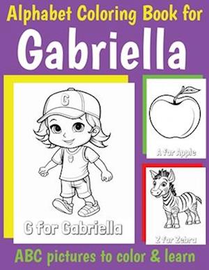 ABC Coloring Book for Gabriella