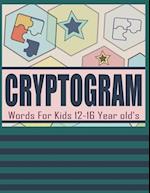 Cryptogram Words For Kids 12-16 Year old's