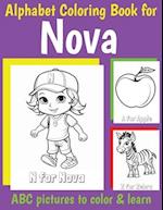 ABC Coloring Book for Nova