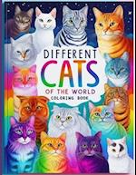 Different Cats of the World Coloring Book