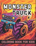 Monster Truck Coloring Book For Kids