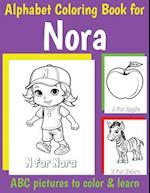 ABC Coloring Book for Nora