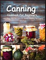 Canning Cookbook for Beginners