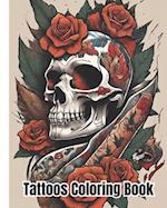 Tattoos Coloring Book for Adults