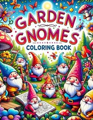 Garden Gnomes Coloring book