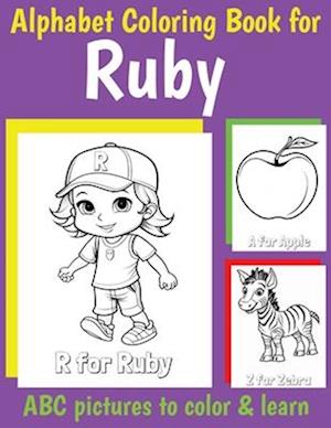 ABC Coloring Book for Ruby