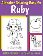 ABC Coloring Book for Ruby