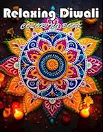 Relaxing Diwali Coloring Book for Adult