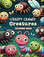 Creepy Crawly Creatures Coloring book