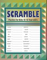 Scramble Puzzles For Kids 10-16 Year old's