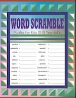 Word Scramble Puzzles For Kids 10-16 Year old's