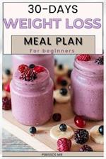 30-Days Weight loss Meal-Plan for Beginners