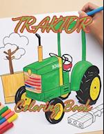 Tractor for Children's Coloring Book