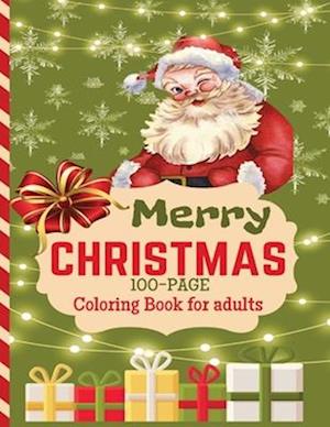 Merry Christmas Coloring Book For Adults