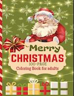 Merry Christmas Coloring Book For Adults