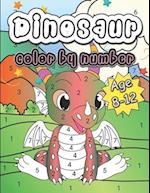 Dinosaur Color By Number Age 8-12