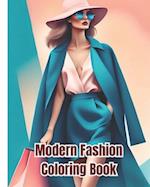 Modern Fashion Coloring Book