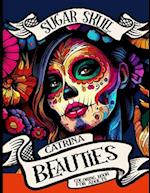 Sugar Skull Catrinas - Beautiful lady catrinas for coloring - mexican culture