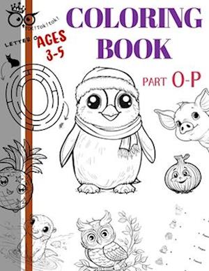 TOKToktok coloring book AGES 3-5 PART O-P