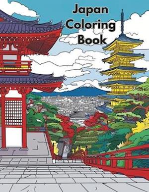 Japan Coloring Book