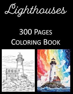 Lighthouses Coloring Book