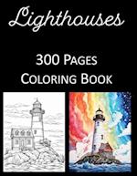 Lighthouses Coloring Book