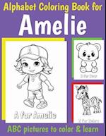 ABC Coloring Book for Amelie