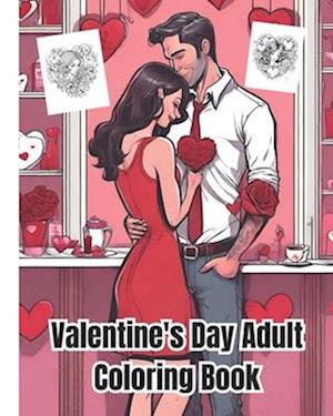 Valentine's Day Adult Coloring Book