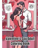 Valentine's Day Adult Coloring Book