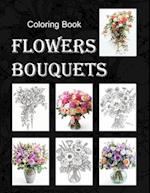 Flowers Bouquets Coloring Book.