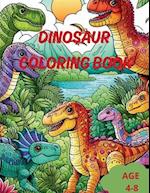 Dinosaur Coloring Book For Kids: Adorable Illustrations For Boys & Girls 