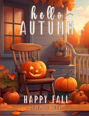 Hello Autumn & Happy Fall Coloring Book