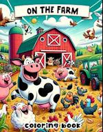 On the Farm Coloring book