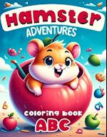 Hamster Adventures ABC Coloring book