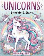 Unicorns Sparkle & Shine Coloring book