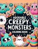 Adorable Creepy Monsters Coloring book