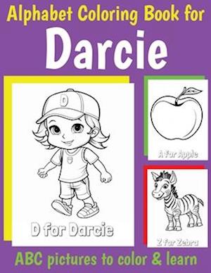 Darcie Personalized Coloring Book