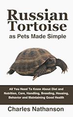 Russian Tortoise as Pets Made Simple