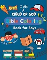 Bible Coloring Book for Boys
