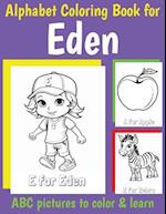 Eden Personalized Coloring Book